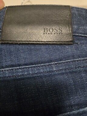 Hugo Boss Slim Fit Dark Blue Denim Jeans